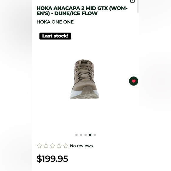 HOKA ANACAPA 2 MID GTX (WOMEN'S) - DUNE/ICE FLOW - Picture 12 of 12